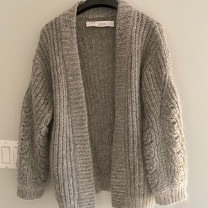 IRO -Grey Wool Cardigan